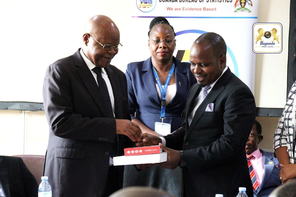 Buganda Kingdon receives 1000 tablets from UBOS